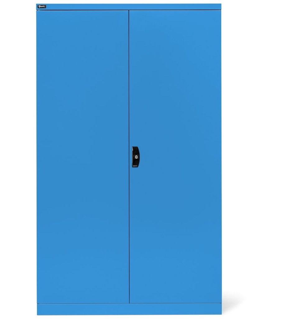 Armadio con porte a battente Perfom – 64×27 EH 3 cassetti – 1193 × 555 × 2000 mm, Blu (RAL 5012) – foto 2