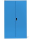 Armadio con porte a battente Perfom – 64×27 EH 9 cassetti – Blu (RAL 5012) – foto 2