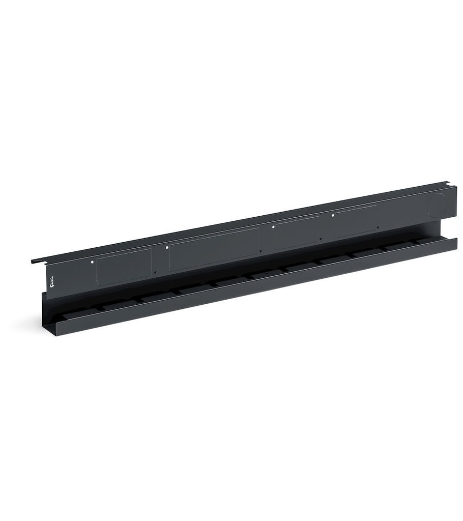 Armadio postazione controllo qualità con ante scorrevoli fessurate, L2040 x P600 x H2000 mm,PERFOM23004 – foto 3