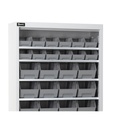 Armadio con 48 contenitori Picking Box Air – H 1651 mm – Blu (RAL 5012) – foto 2
