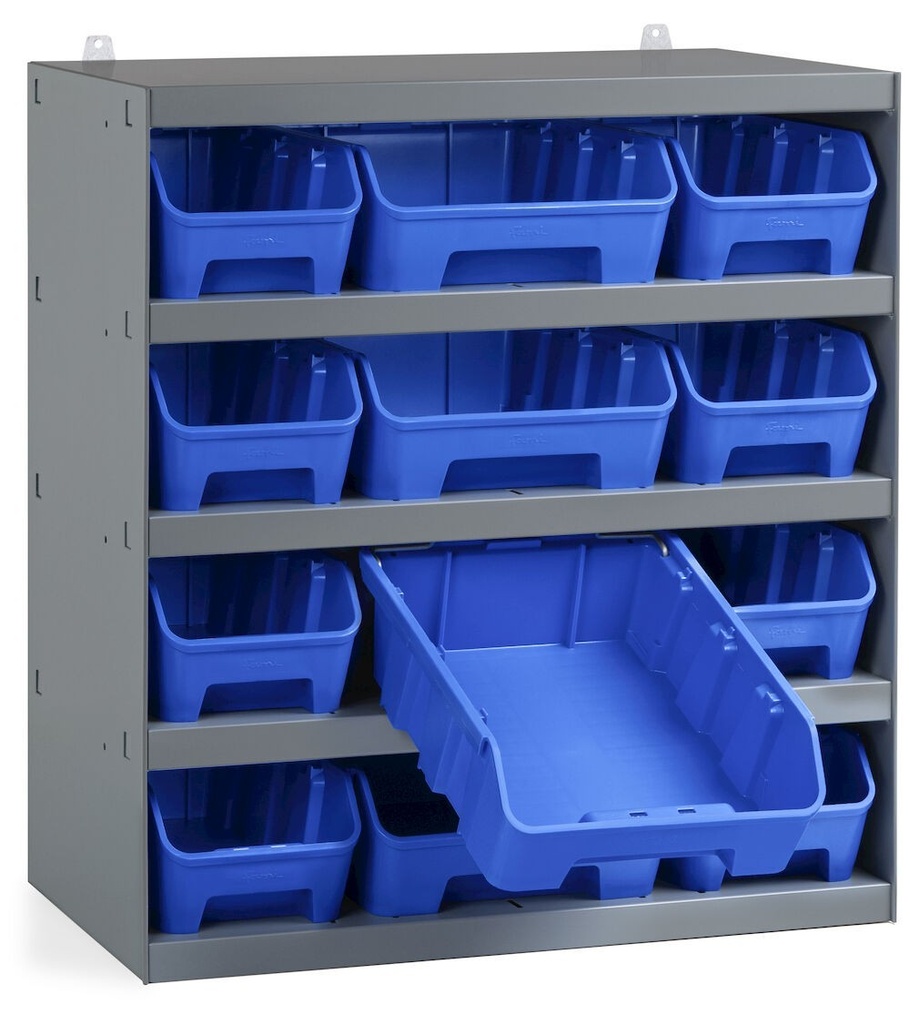Scaffale con 12 contenitori RK Box Air – 500 × 300 × 545 mm – foto 2