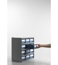 Scaffale con 12 cassette RK Box Classic – H 545 mm – 500 × 400 × 545 mm – foto 4