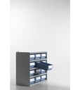 Scaffale con 8 cassette RK Box Classic – H 545 mm – 500 × 500 × 545 mm – foto 6