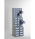 Scaffale con 8 cassette RK Box Classic – H 545 mm – 500 × 500 × 545 mm – foto 11