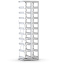 [ST0604] Scaffale aggiuntivo vuoto per contenitori mis. 3/3A2, L584 x P421 x H2003 mm