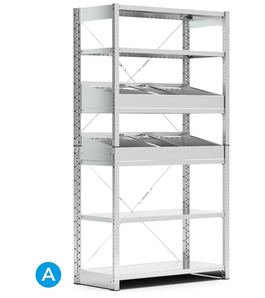 [ST1029] Scaffale con 6 piani – 1057 × 621 × 2011 mm
