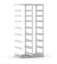 [ST1068] Scaffale aggiuntivo vuoto per cassette 600x400 mm, L960 x P621 x H2003 mm