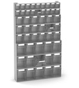 [VISUAL003] Scaffale portaminuteria con 51 cassetti Visual Box, H1000 mm