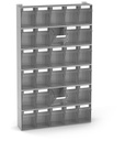 [VISUAL004] Scaffale portaminuteria con 30 cassetti Visual Box, H1000 mm