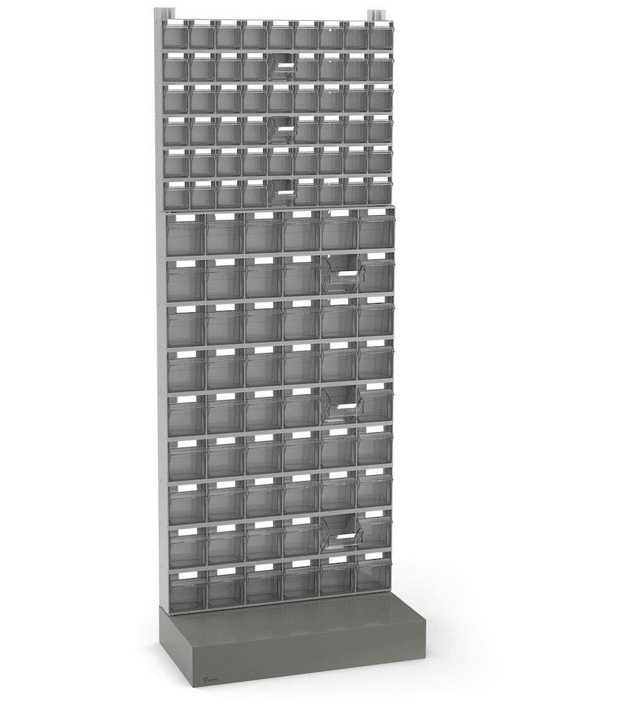 [VISUAL016] Scaffale con 108 cassetti Visual Box – 604 × 322 × 1600 mm