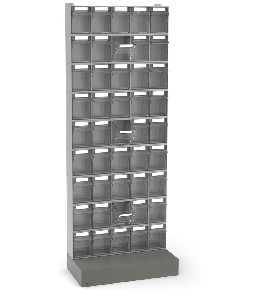[VISUAL018] Scaffale con 45 cassetti Visual Box – 604 × 322 × 1600 mm