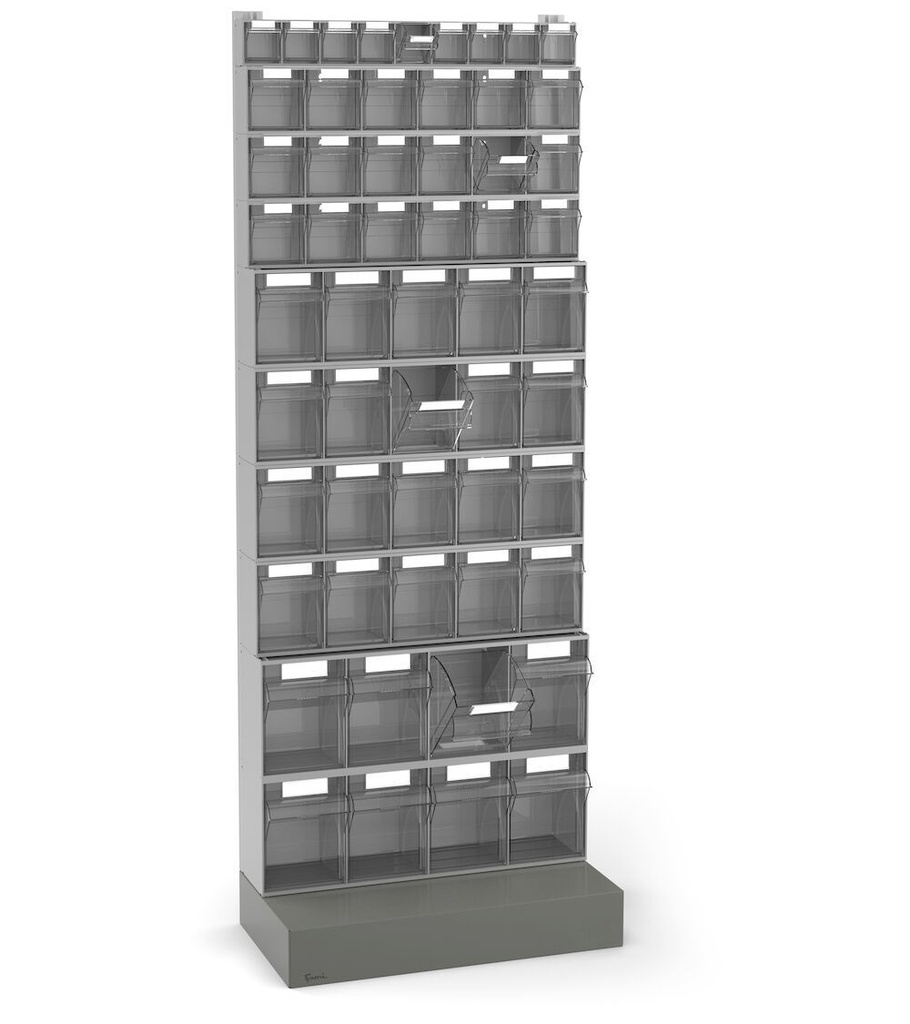 [VISUAL019] Scaffale con 55 cassetti Visual Box – 604 × 322 × 1600 mm