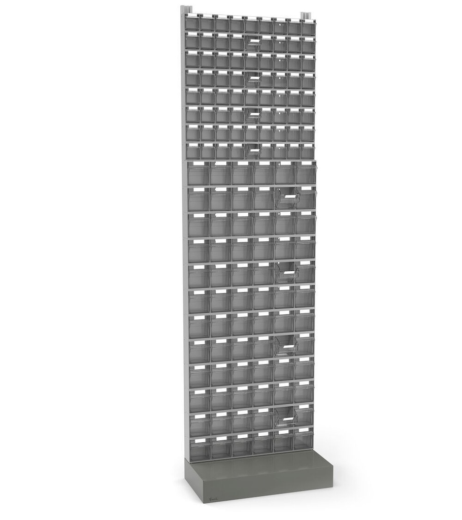 [VISUAL021] Scaffale con 144 cassetti Visual Box – 604 × 322 × 2100 mm