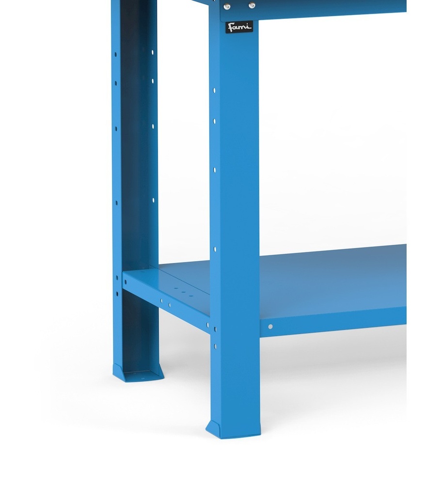 Banco da officina con 4 cassetti, 150 cm, Blu – foto 7