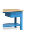 Banco per officina con 1 cassetto, 200 cm, Blu – foto 8