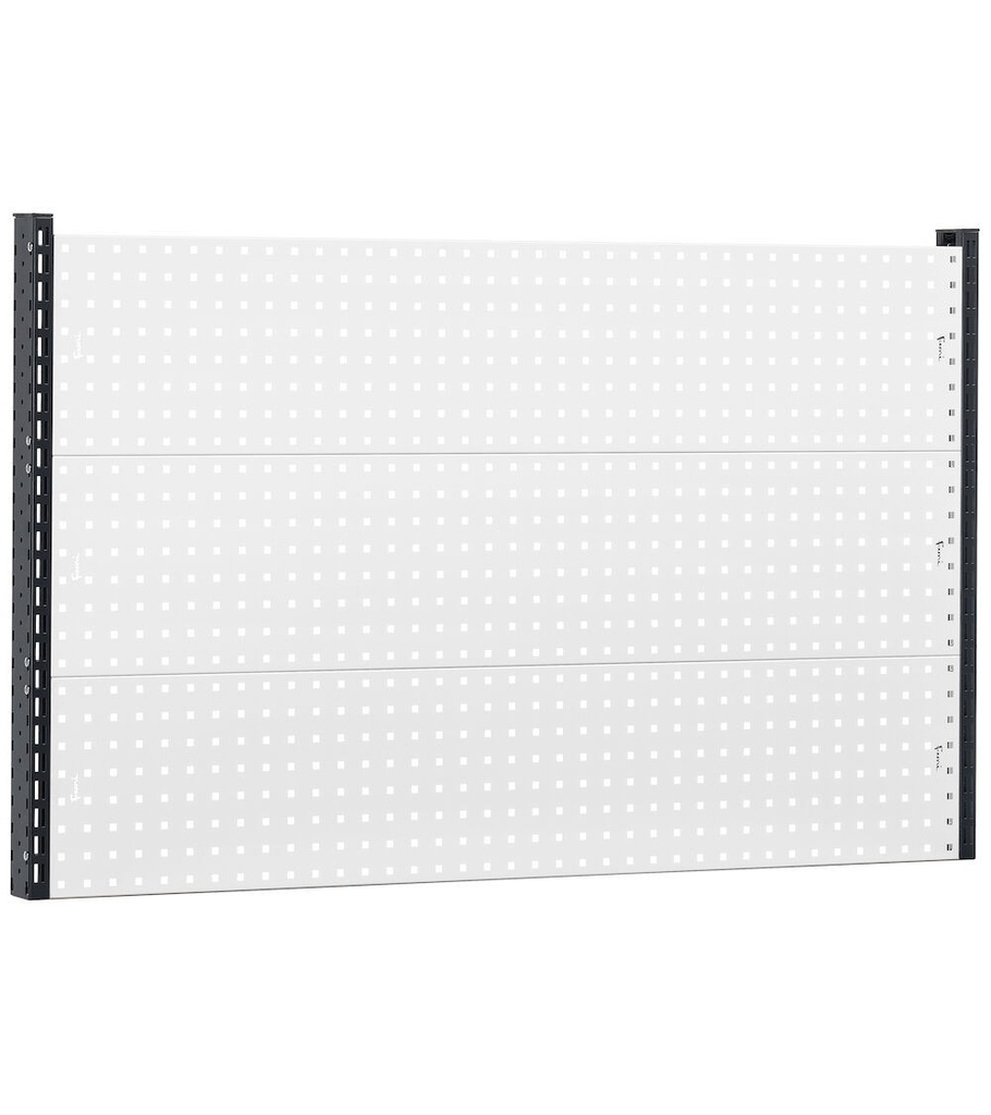 [WORKLOOK1503] Parete attrezzata Work Look – 1500 × 80 × 943 mm, Grigio chiaro + Grigio antracite (RAL 7035+7016)