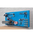 [WORKLOOK1513] Parete porta attrezzi Work Look – 1438 × 275 × 608 mm, Blu (RAL 5012)