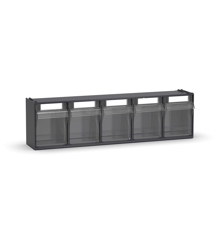 [391P56] Cassettiera per minuteria con 5 cassetti – H 168 mm