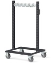 Carrello con ganci