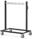 Carrello con ganci