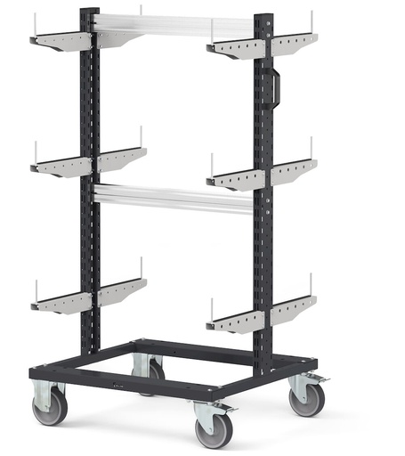 Chariot avec supports