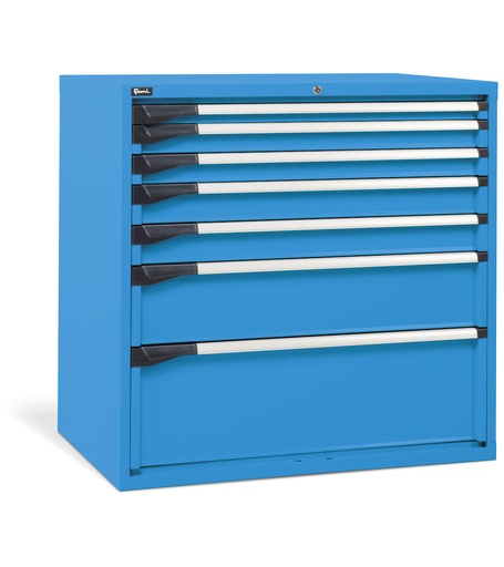 Master DE drawer cabinet with 7 drawers 1x50 2x75 2x100 1x200 1x300 – H 1000 mm