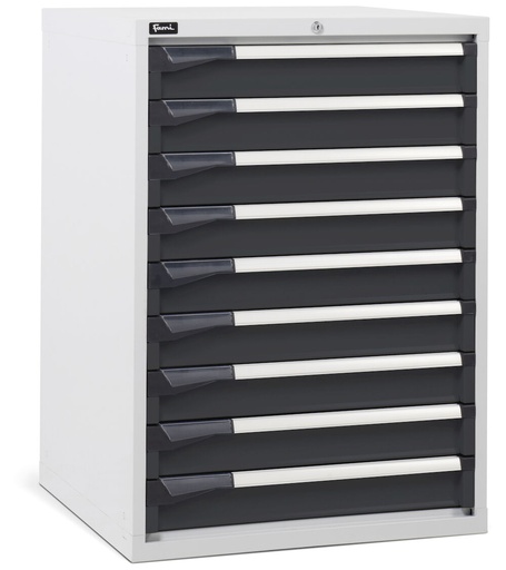 Master DE drawer cabinet with 9 drawers 9x100 – H 1000 mm