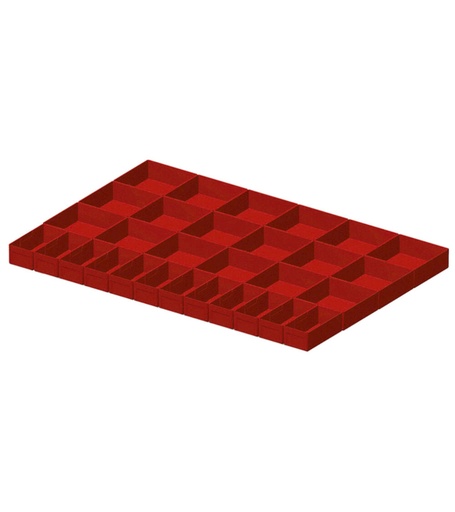 Divider box kit, 30 pieces, for drawers with H 50 mm, 54×36 EH