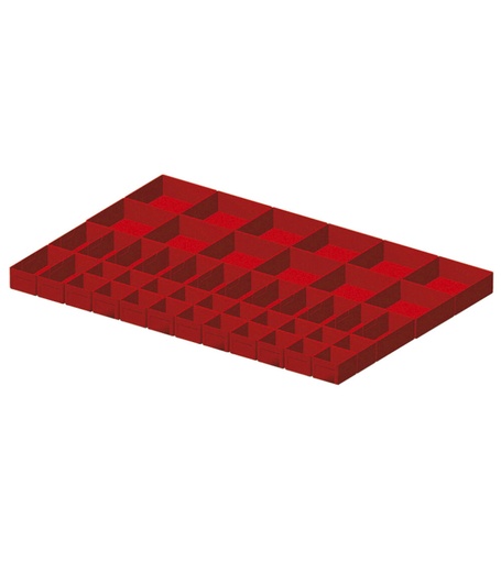 Divider box kit, 46 pieces, for drawers with H 50 mm, 54×36 EH