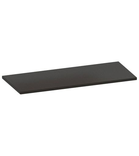 Top in acciaio gommato per armadio da officina, L1428 x P600x H32 mm