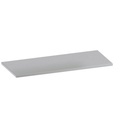 Top in acciaio inox satinato, L1428 x P600x H32 mm
