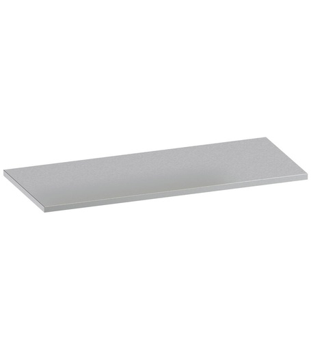 Top in acciaio inox satinato, L1428 x P600x H32 mm