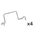 Kit 4 fermi posteriori per contenitore RK Box Air