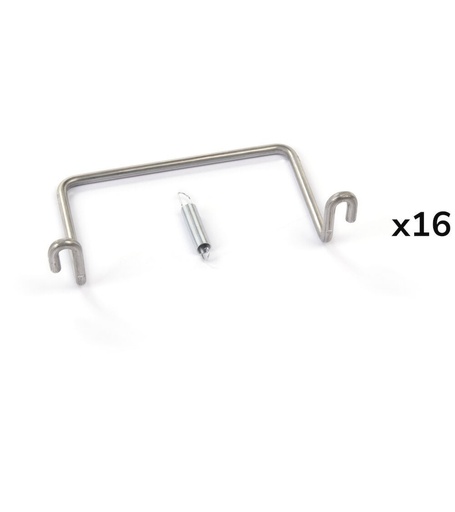 Kit 16 fermi posteriori per cassetta RK Box Classic, L111 x P30 x H63 mm