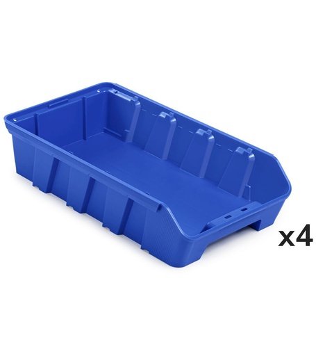 Kit 4 contenitori RK Box Air, mis. 4021, L214 x P400 x H91 mm