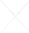 Crociera di irrigidimento, L15 x P10 x H1290/1340 mm
