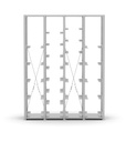 Crociera di irrigidimento, L15 x P10 x H1290/1340 mm