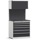 Modulo con cassettiera, 6 cassetti, L 1020 mm (cod. GARAGE013)