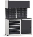 Modulo con cassettiera e armadio, L 1428 mm (cod. GARAGE025)