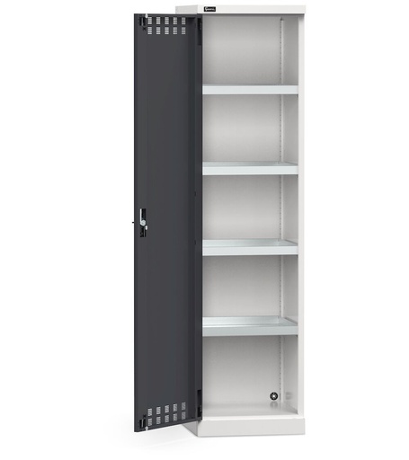 Armadio da officina con porta a battente fessurata, L 512 mm