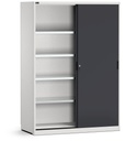 Armadio da officina con porte scorrevoli, L 1427 mm
