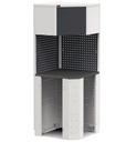 Angolo per officina – Grigio chiaro + Grigio antracite (RAL 7035+7016) – 754 × 754 × 2000 mm