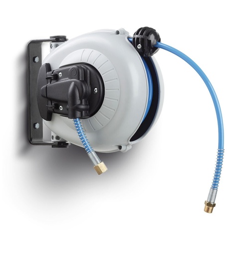 Compressed air hose reel, W130 x D225 x H180 mm