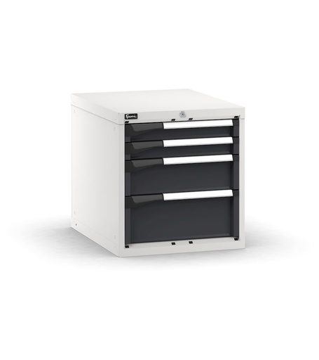 Master drawer cabinet with 4 drawers 2x75 1x150 1x200 – H 600 mm