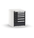 Cassettiera Master con 6 cassetti 1x50 2x75 2x100 1x200 – H 700 mm