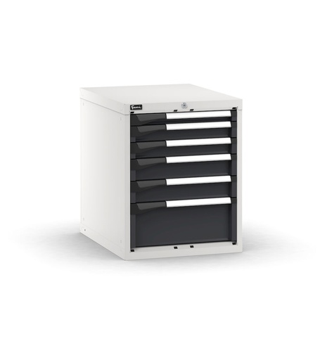 Master drawer cabinet with 6 drawers 1x50 2x75 2x100 1x200 – H 700 mm