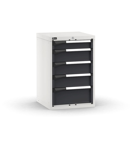 Master drawer cabinet with 5 drawers 1x100 3x150 1x200 – H 850 mm