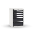 Cassettiera Master con 6 cassetti 2x75 2x100 2x200 – H 850 mm