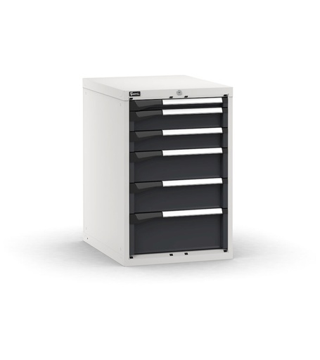Master drawer cabinet with 6 drawers 1x50 2x100 2x150 1x200 – H 850 mm