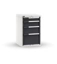 Cassettiera Master con 4 cassetti 1x100 1x150 1x200 1x300 – H 850 mm